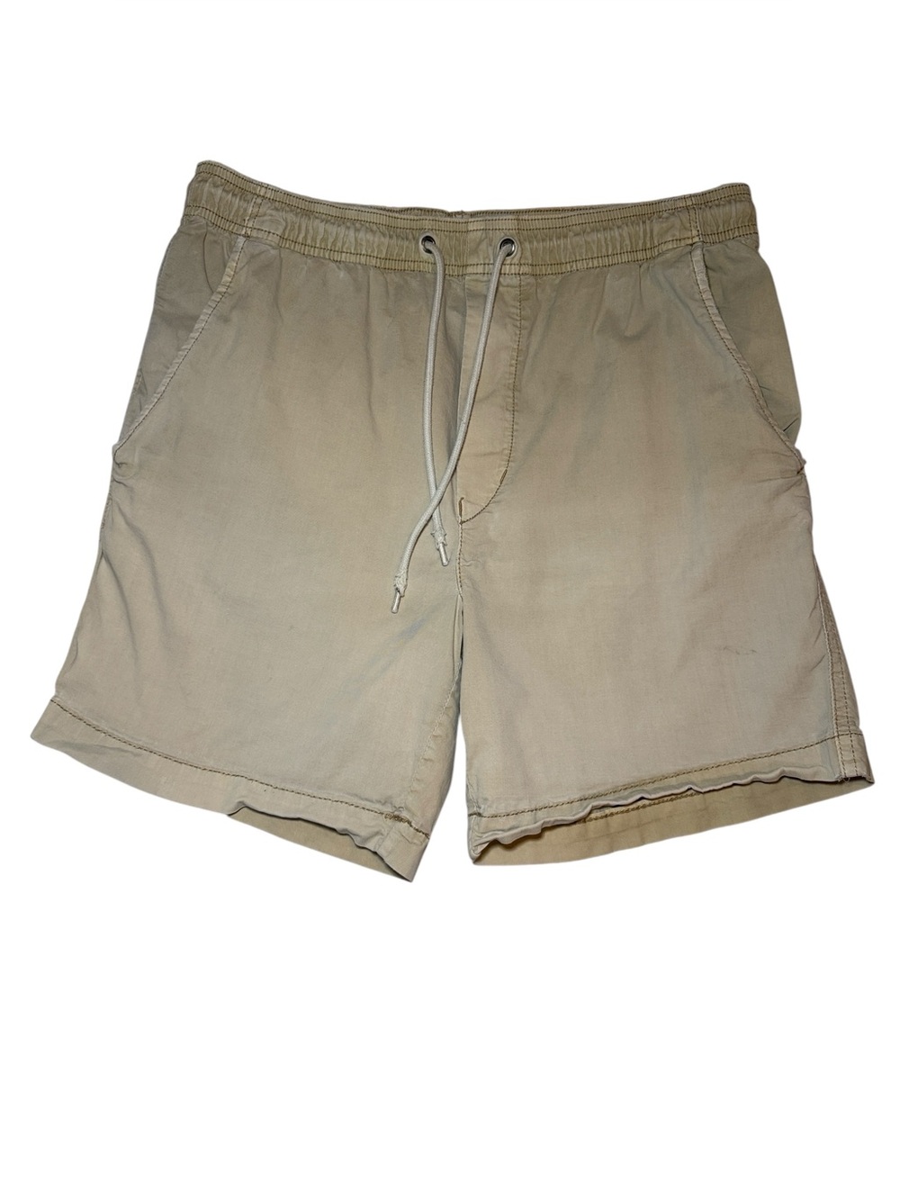 American Eagle Outfitters Men’s 7in Trekker Pull On Khaki Shorts Size Small EUC